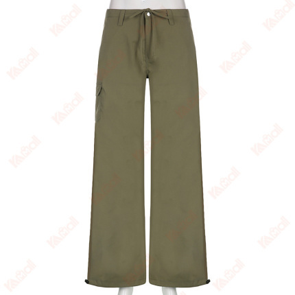 green casual pants